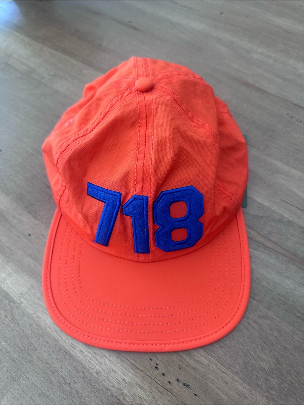 Denim Tears 718 Strapback Hat Orange Blue New With Tags African Diaspora Goods